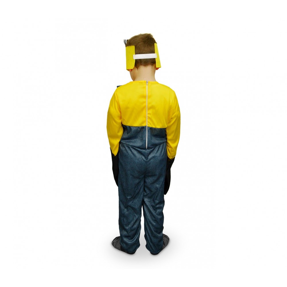 619359 Costume di carnevale Aiutante giallo e blu da Bambino da 3 a 12 anni