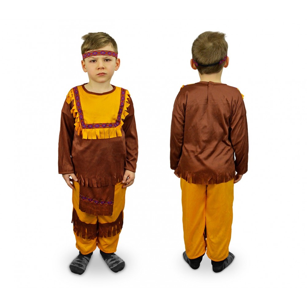 537547 Costume di carnevale Indiano da Bambino da 3 a 12 anni