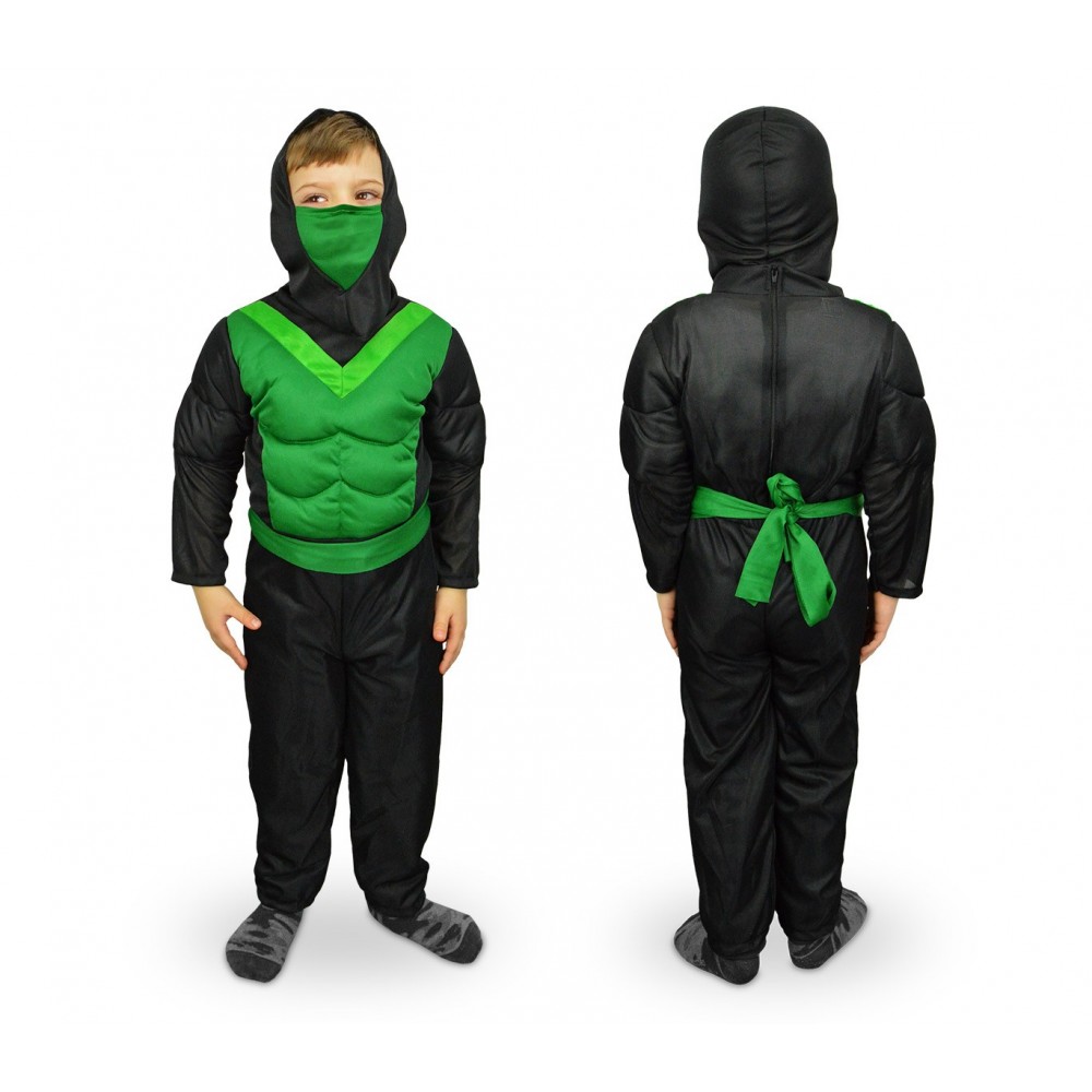 537622 Costume di carnevale Ninja da Bambino da 3 a 12 anni