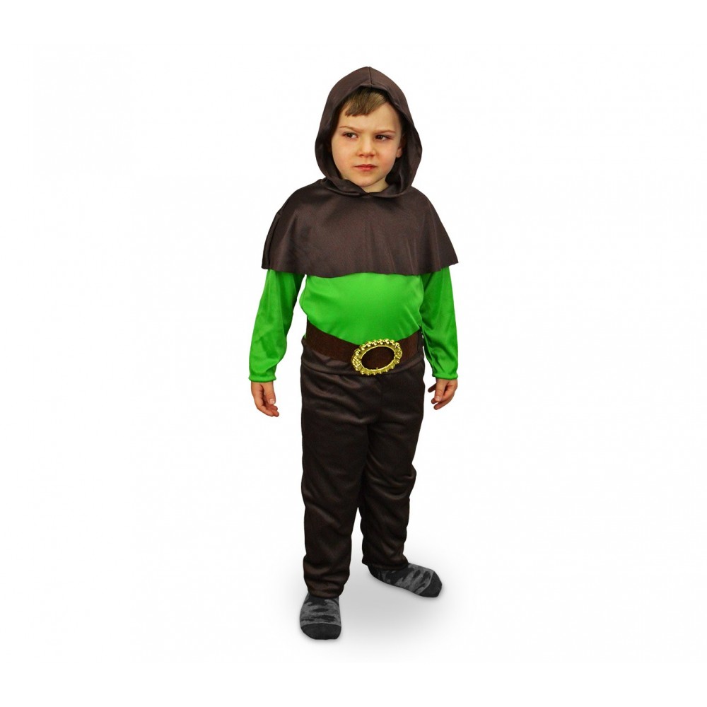 537493 Costume di carnevale Re della Foresta da Bambino da 3 a 12 anni