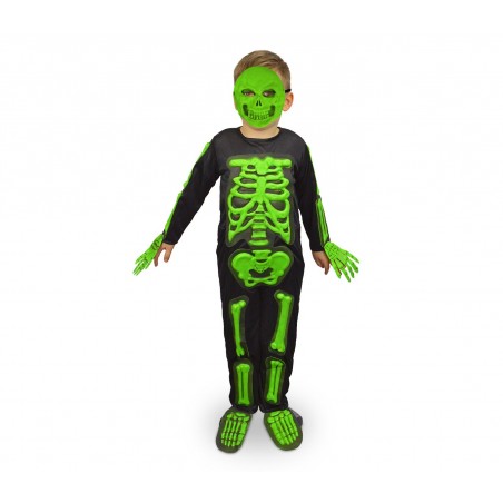 537646 Costume di carnevale Scheletro da Bambino da 3 a 12 anni 537646 Costume di carnevale Scheletro da Bambino da 3 a 12 anni