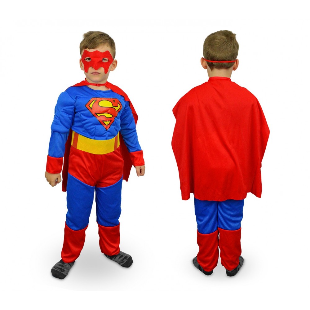 537660 Costume di carnevale Supereroe da Bambino da 3 a 12 anni