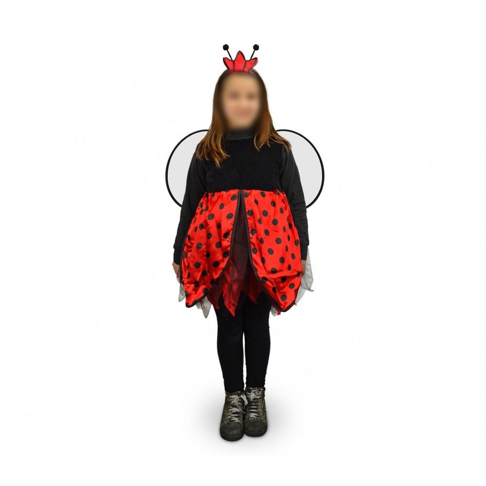 FORMIZON Costume Coccinella Adulti: Set Completo Con Ali, Cerchietto E Calze Per Carnevale E Halloween (Taglie S, M, L, XL, 2XL)
