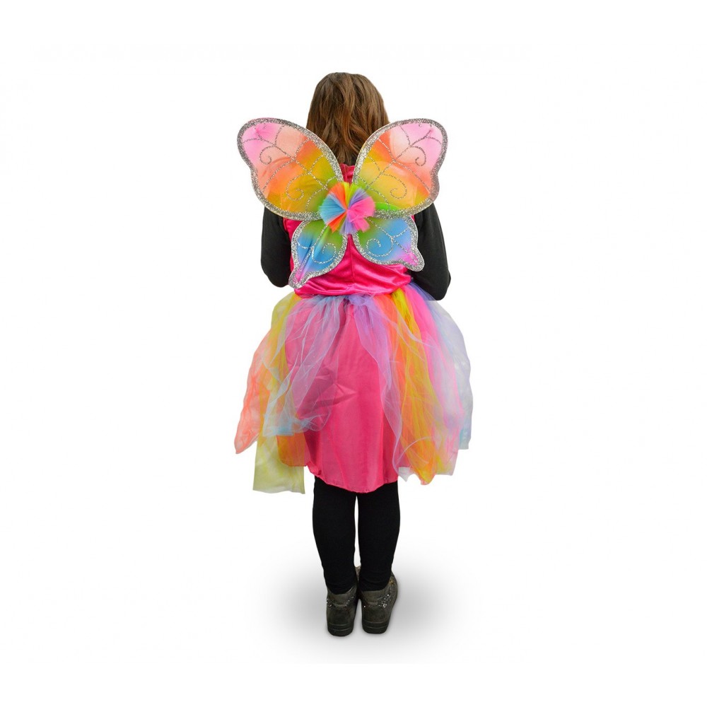 616945 Costume di carnevale da farfalla da Bambina da 3 a 12 anni
