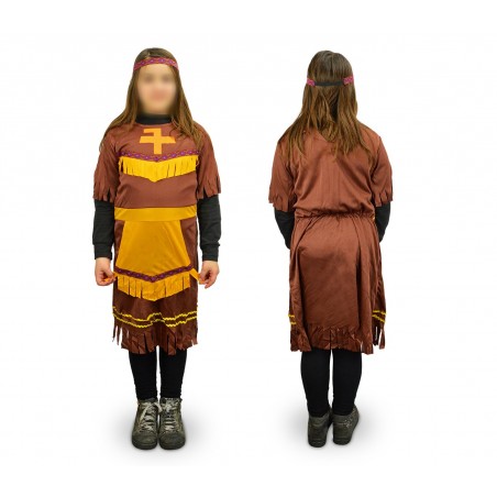 537561 Costume di carnevale da indiana da Bambina da 3 a 12 anni 537561 Costume di carnevale da indiana da Bambina da 3 a 12 anni