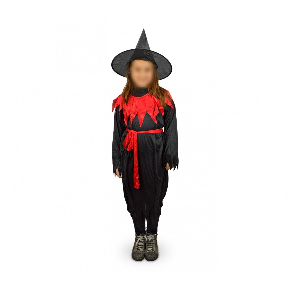 368745 Costume di carnevale da strega da Bambina da 3 a 12 anni