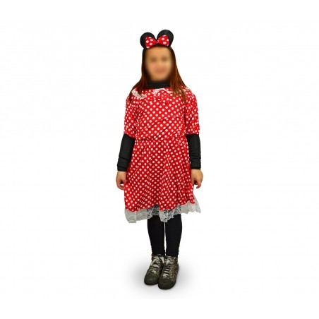 538186 Costume di carnevale da topina da Bambina da 3 a 12 anni 538186 Costume di carnevale da topina da Bambina da 3 a 12 anni