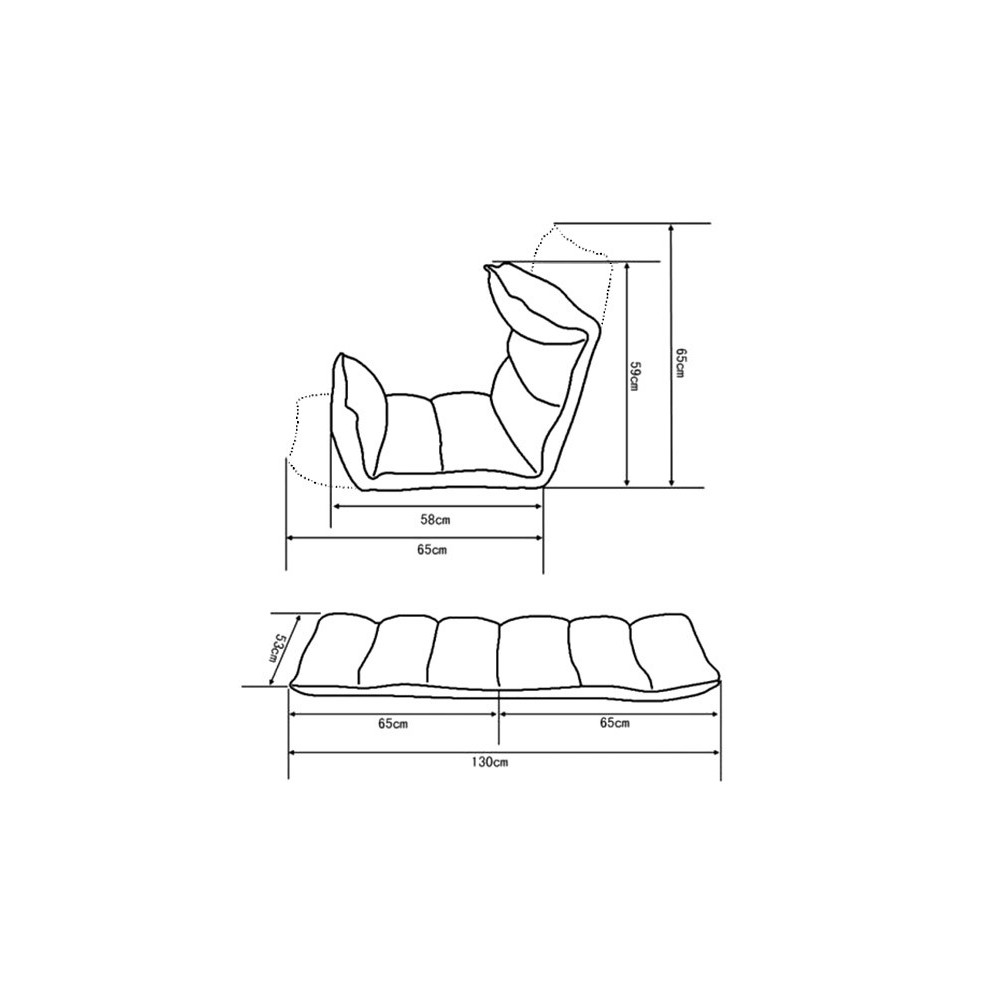 Poltrona regolabile Sofà  reclinabile divano velluto