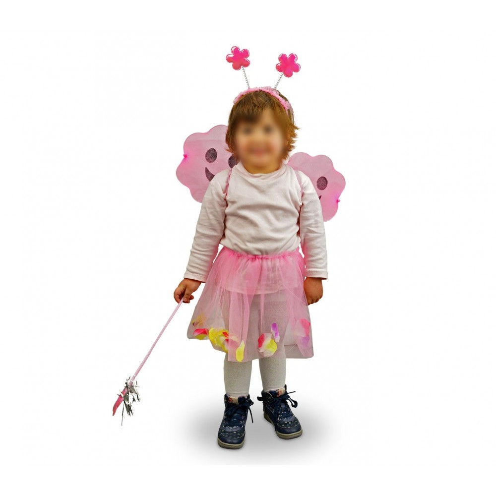 620256 Costume Fatina Ali e Fiori Bambina da 3 a 5 anni