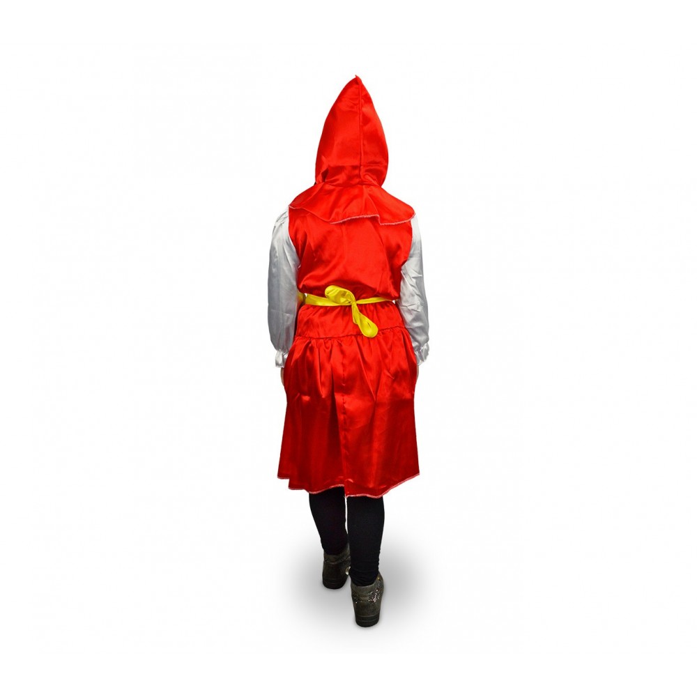 368660 Costume Cappuccetto Rosso Fiorito Bambina da 3 a 11 anni