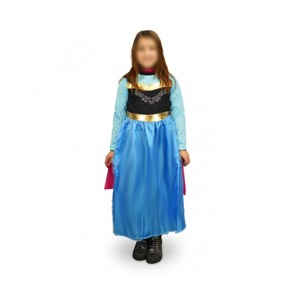 537745 Costume Principessa Regno Freddo Bambina da 3 a 12 anni