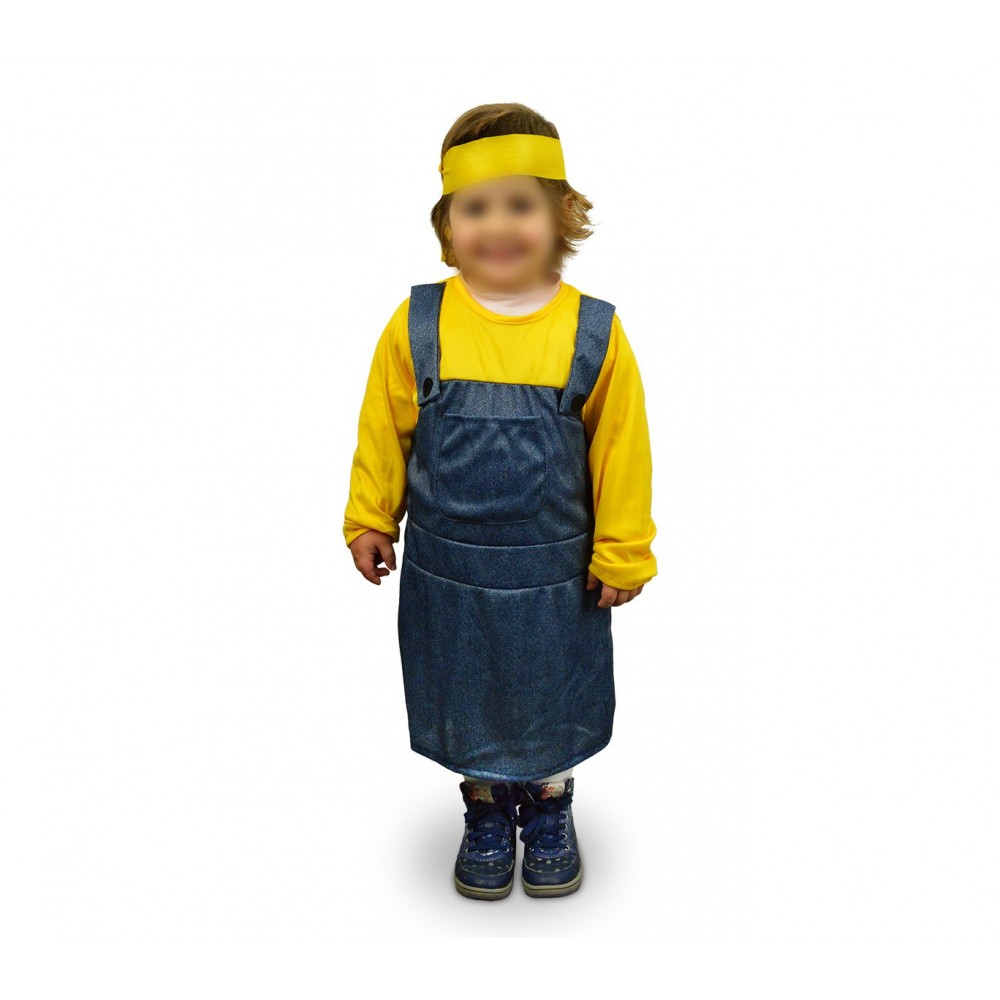 619366 Costume Giallo Blu Bambina da 3 a 12 anni