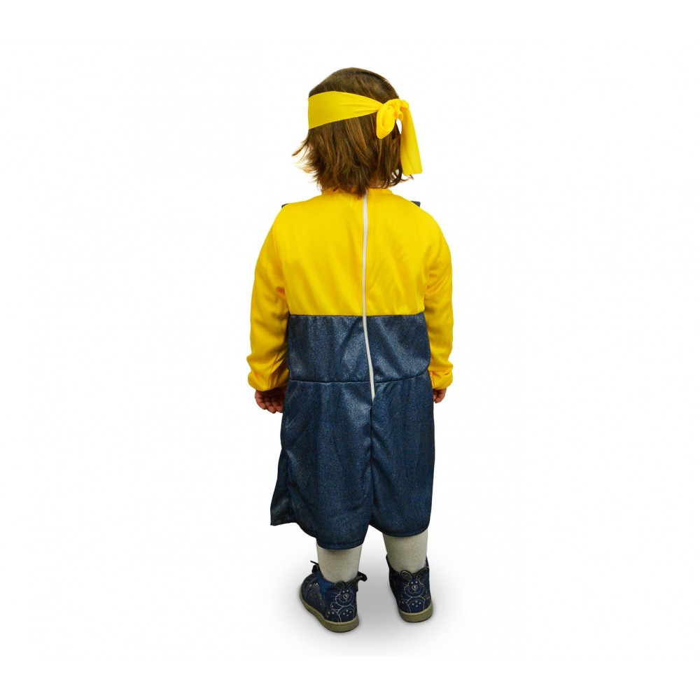 619366 Costume Giallo Blu Bambina da 3 a 12 anni