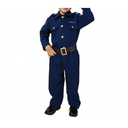 227738 Costume carnevale travestimento Poliziotto Bambino da 3 a 9 anni 227738 Costume carnevale travestimento Poliziotto Bambino da 3 a 9 anni