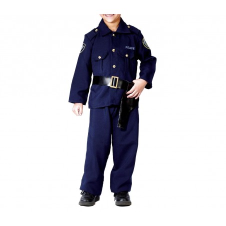 227738 Costume carnevale travestimento Poliziotto Bambino da 3 a 9 anni 227738 Costume carnevale travestimento Poliziotto Bambino da 3 a 9 anni