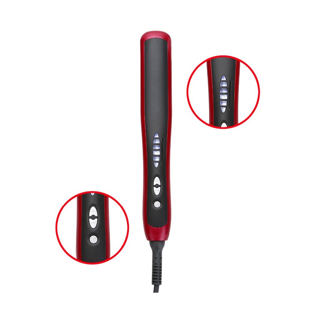 PL-388 Spazzola lisciante elettrica ionizzante tecnologia PTC fino a 210° gradi