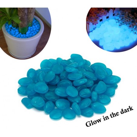 Sassolini luminosi decorativi fluorescenti vari colori sassi glow in the dark