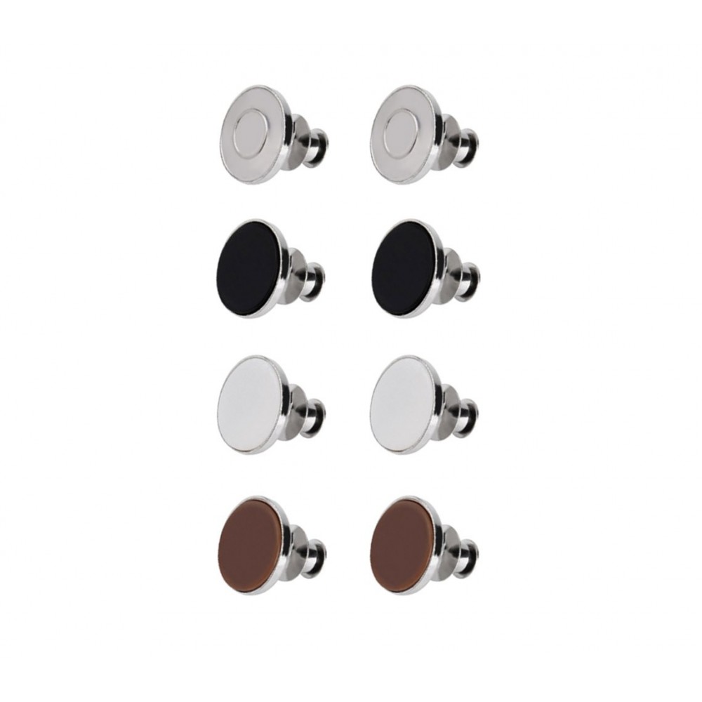 012969 Set 8 bottoni a clip aggiuntivi kit emergenza ripara pantaloni