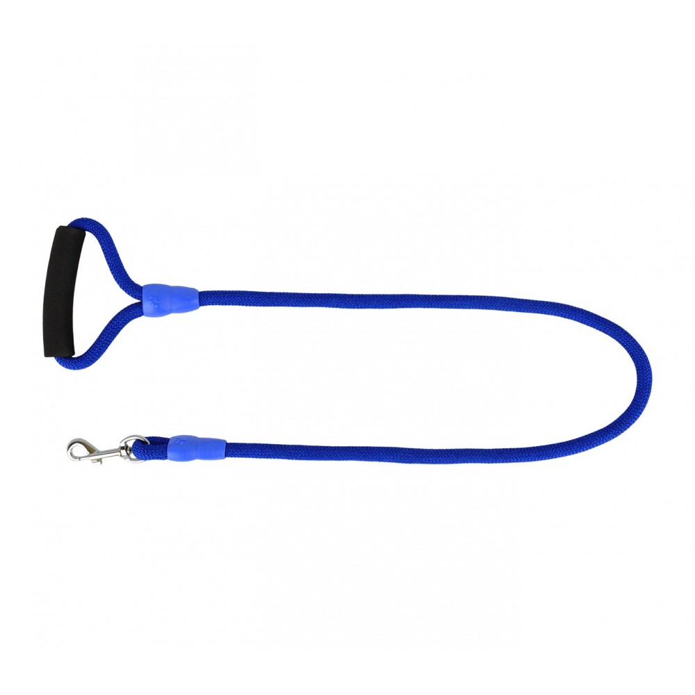 130084 Guinzaglio a corda per cani taglia piccola e media 114 cm con moschettone
