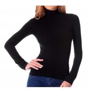 VKA21 Pack 3 lupetti termici con interno felpato neri maglia mezzo collo 2