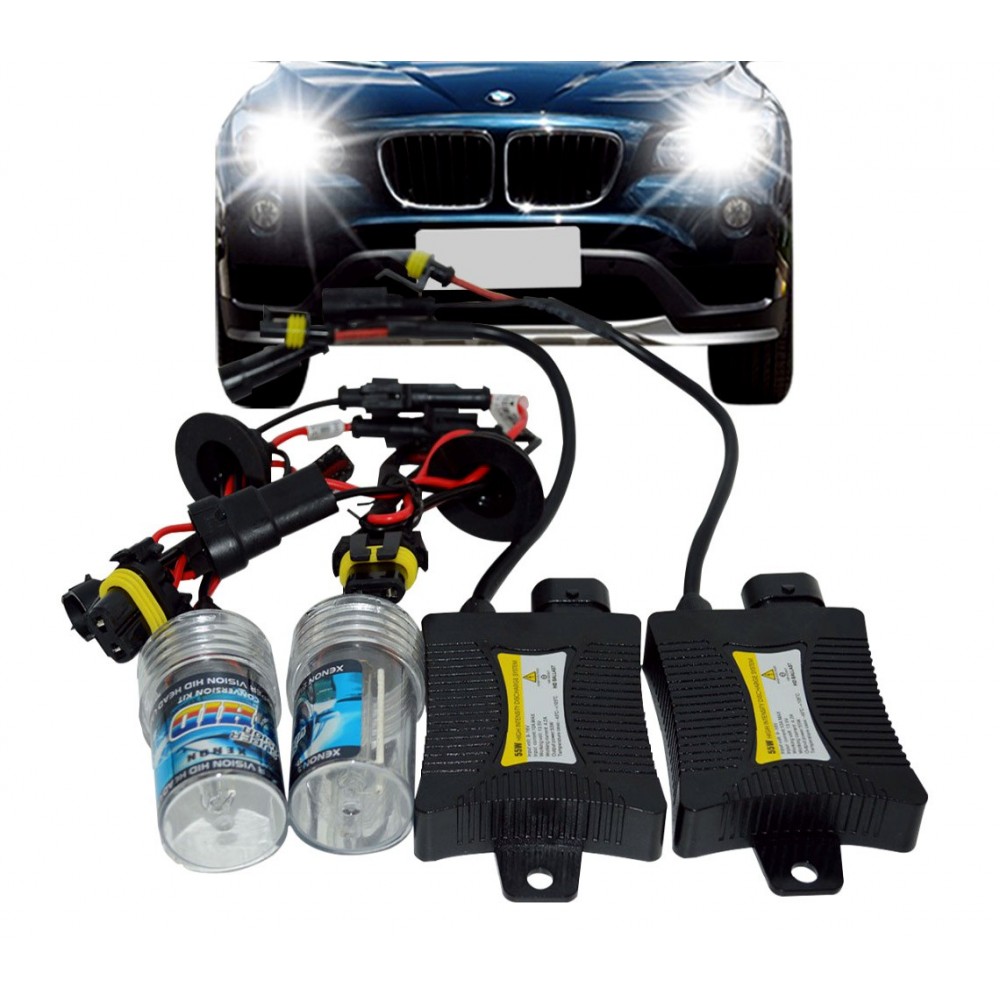 Kit fari Xenon centraline ballast 35  W slim hid h7 6000k 12v alta luminosità