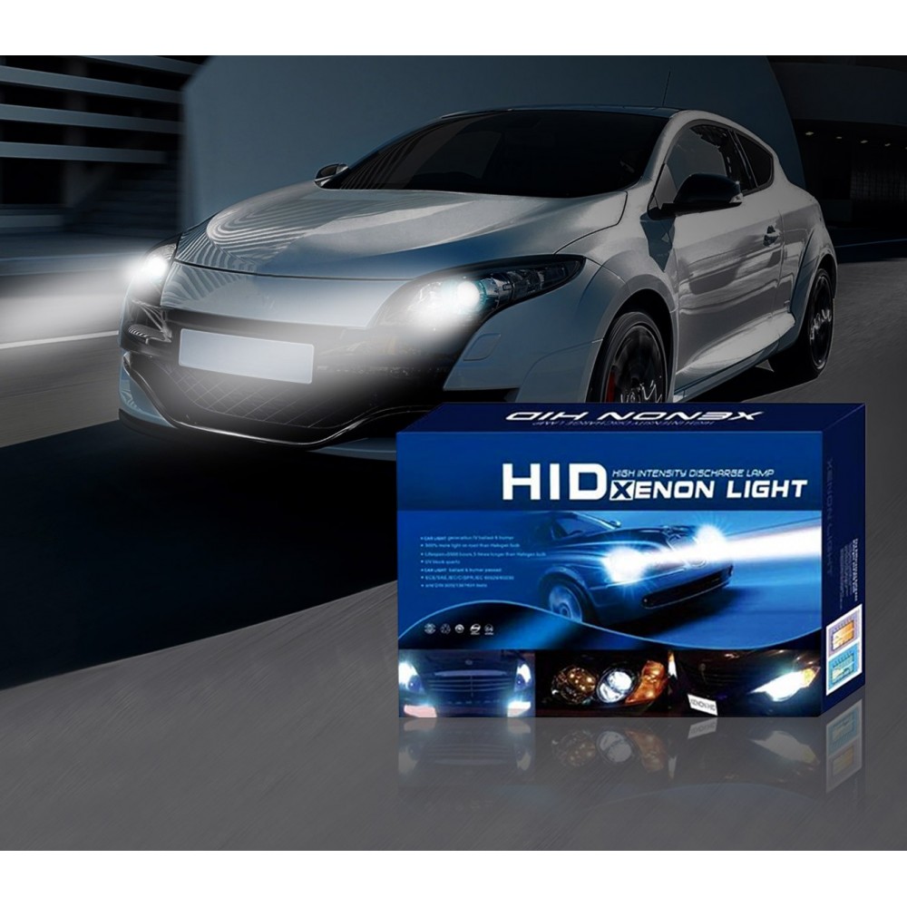 Kit fari Xenon centraline ballast 35  W slim hid h7 6000k 12v alta luminosità