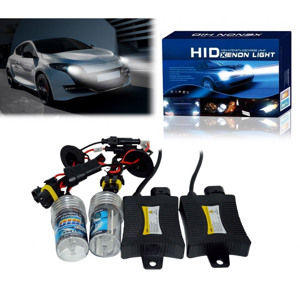 Kit fari Xenon centraline ballast 35  W slim hid h1 6000k 12v alta luminosità