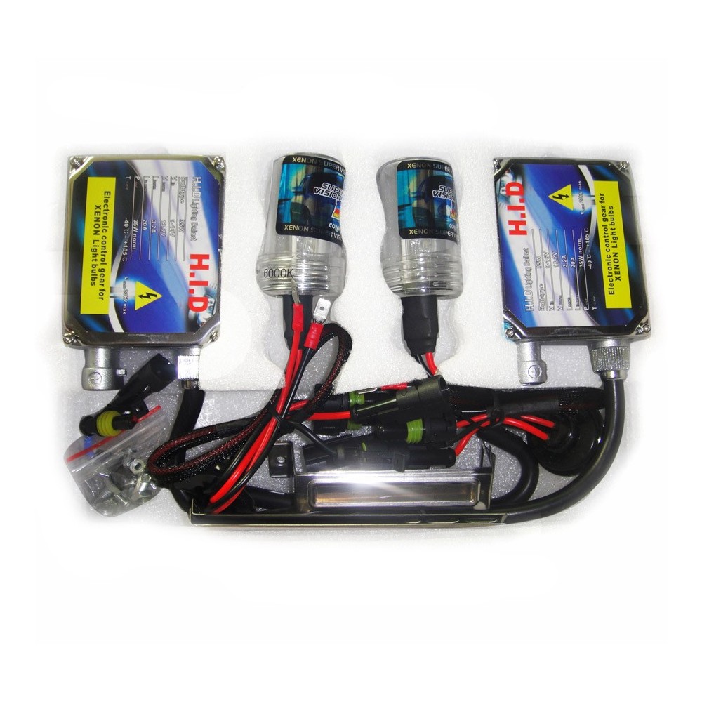 Kit fari Xenon centraline ballast 35  W slim hid h1 6000k 12v alta luminosità