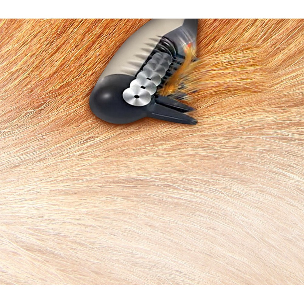 045763 Pettine elettrico taglia e sciogli nodi per cani e gatti