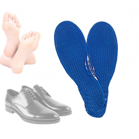 350004 Coppia di solette da uomo in gel numero dal 41 al 45 COMFORT FEET