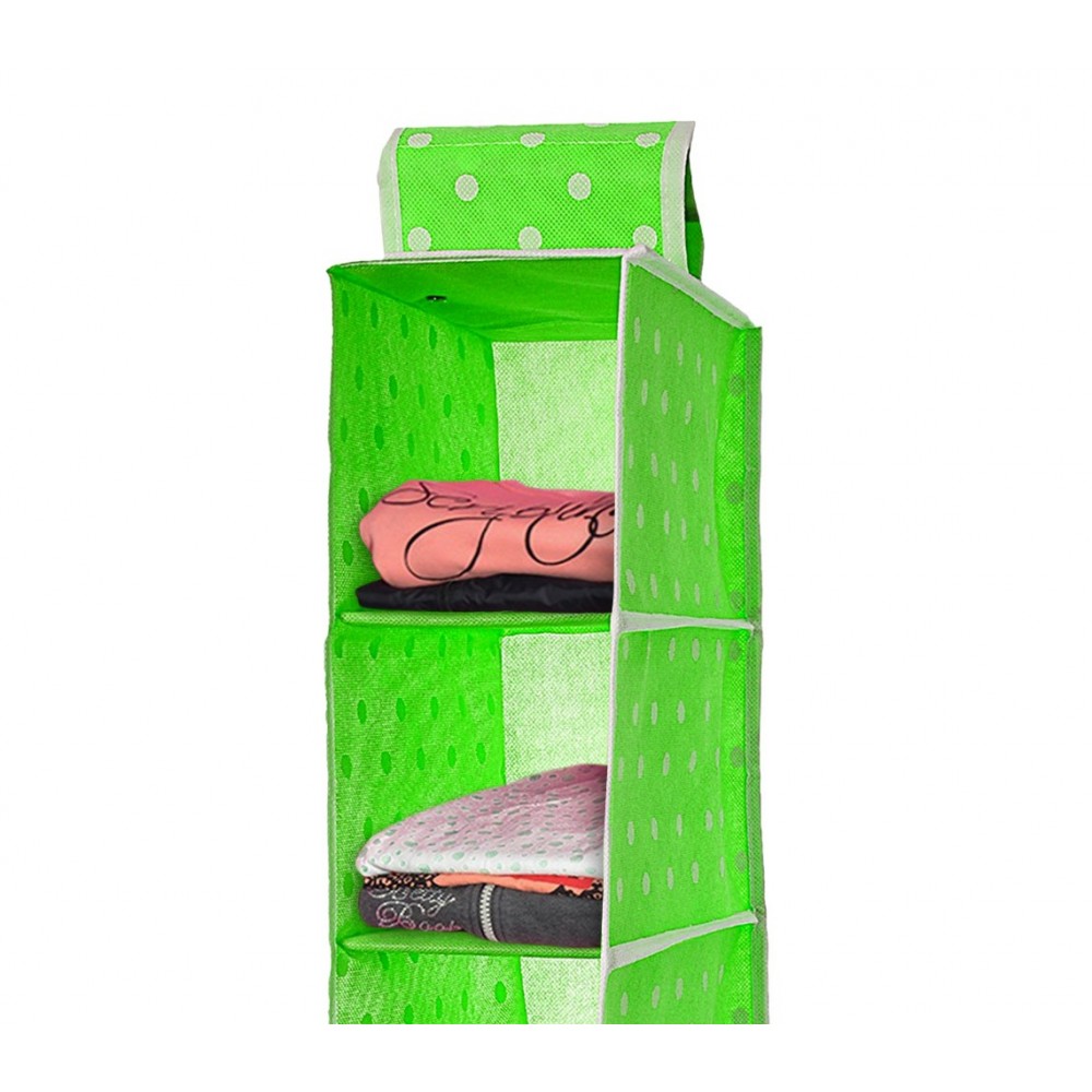 782608 Organizer salvaspazio da appendere con 6 ripiani 15 x 28 x 90 cm