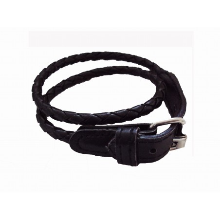 Bracciale MWS AHEAD mod. Spirit cuoio intrecciato unisex braccialetto