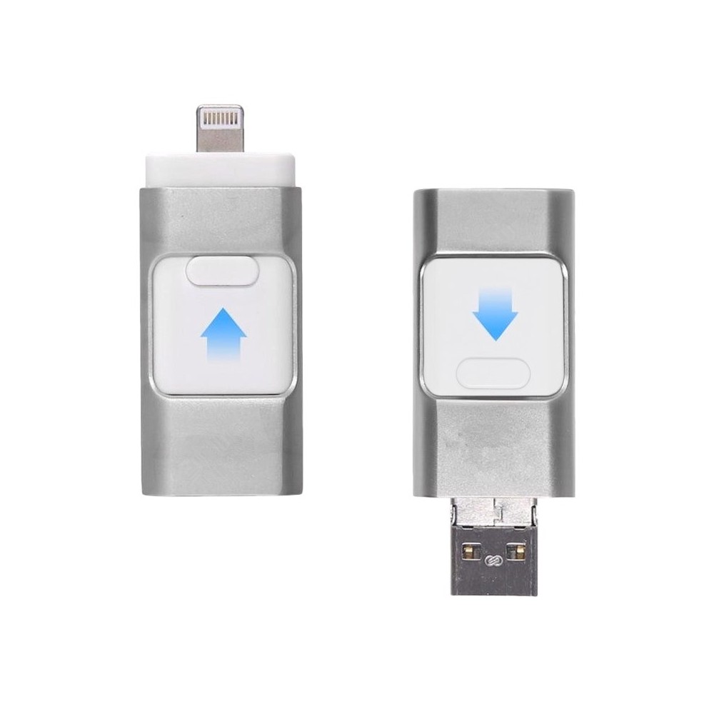 241036 Pendrive usb 3 in 1 connettori lightning e micro usb per smartphone e pc