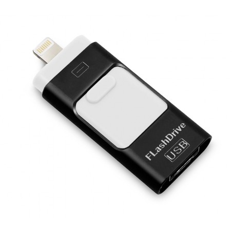 241036 Pendrive usb 3 in 1 connettori lightning e micro usb per smartphone e pc
