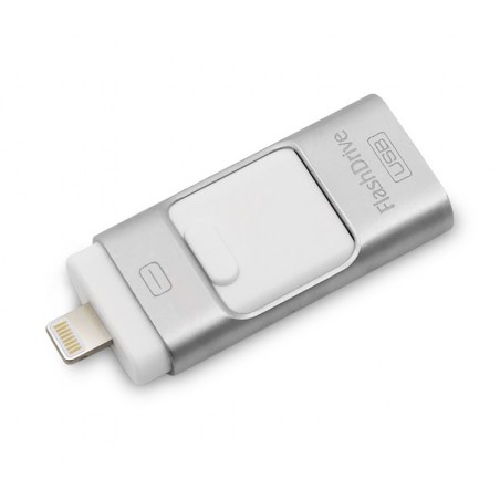 241036 Pendrive usb 3 in 1 connettori lightning e micro usb per smartphone e pc 241036 Pendrive usb 3 in 1 connettori lightning e micro usb per smartphone e pc