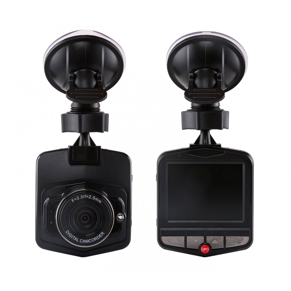 Telecamera DVR per auto con schermo 2.4" con memoria espandibile fino a 32 gb