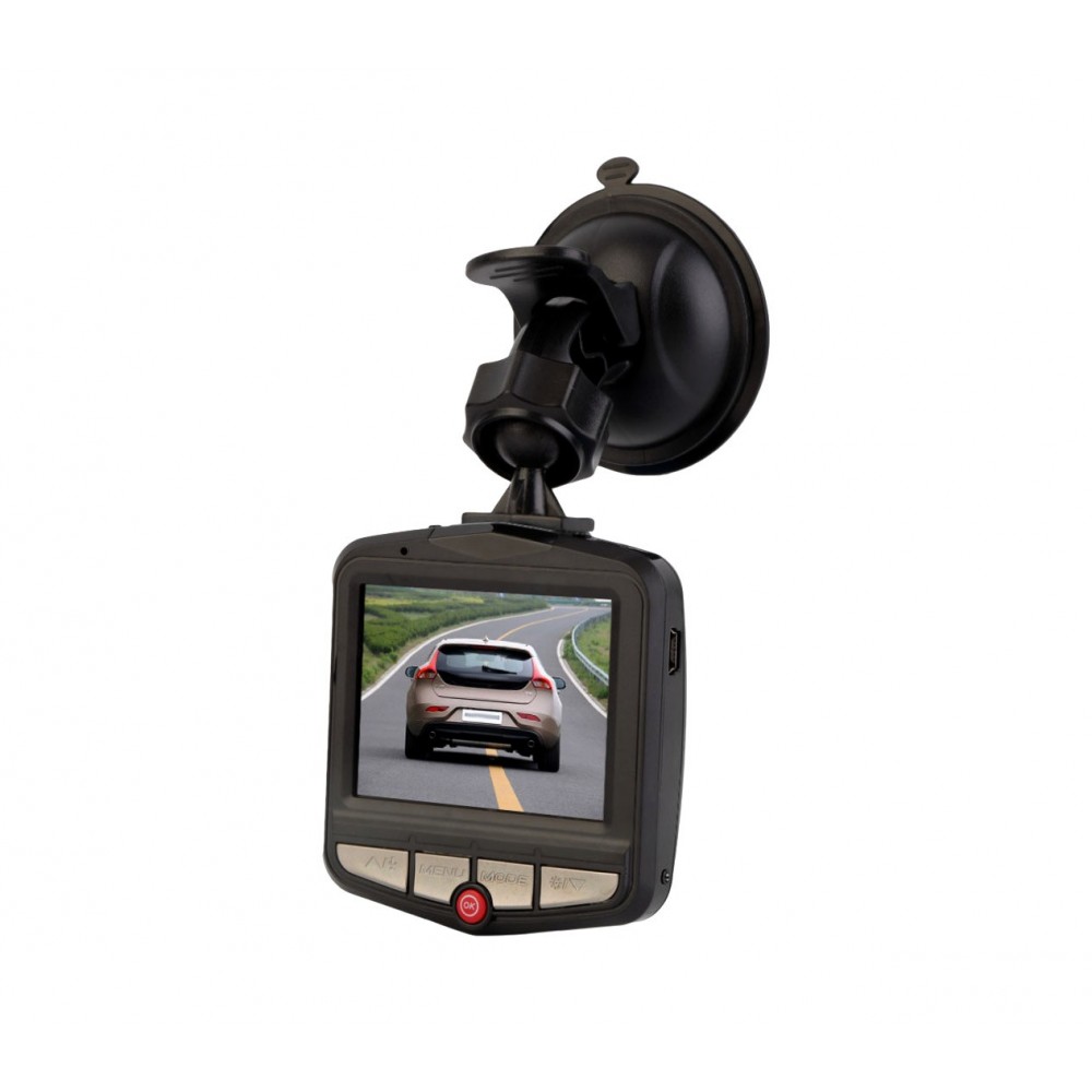 Telecamera DVR per auto con schermo 2.4" con memoria espandibile fino a 32 gb