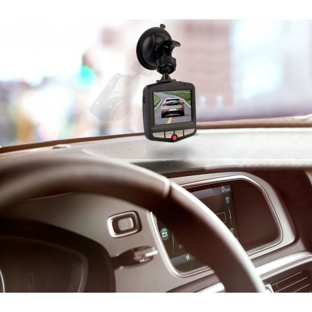 Telecamera DVR per auto con schermo 2.4" con memoria espandibile fino a 32 gb