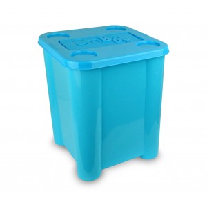 355312 Box in plastica rigida porta giochi con coperchio 29 x 33 x 33cm  2