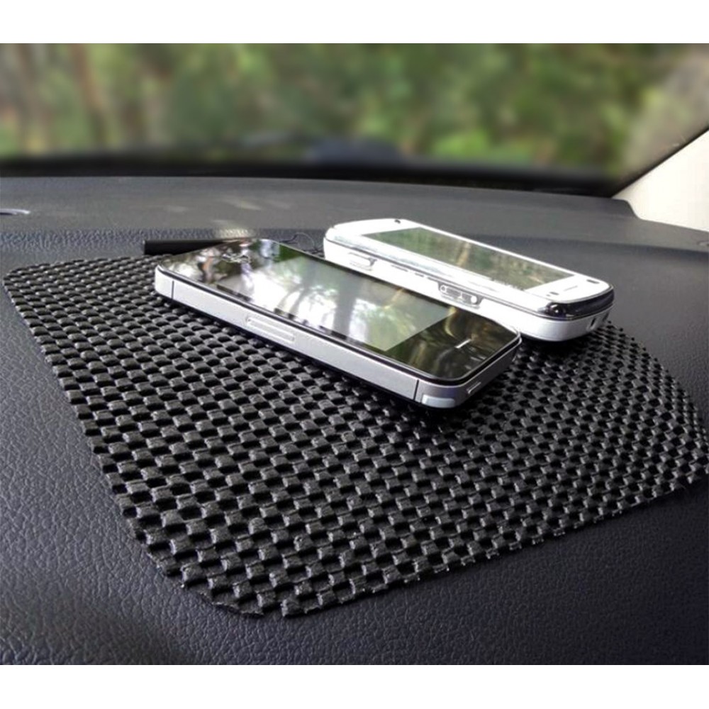 Set 3 tappetini 516940 antiscivolo 15 x 15cm universali per auto