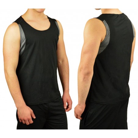KZ-325 Canotta sportiva da uomo modello TECHNO taglie dalla S alla XL 