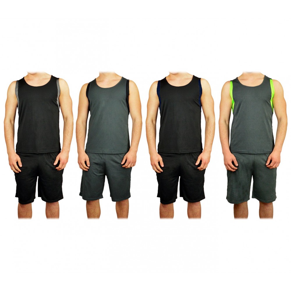 Completo sportivo da uomo ALTHANIUS pantaloncini e canotta dalla S