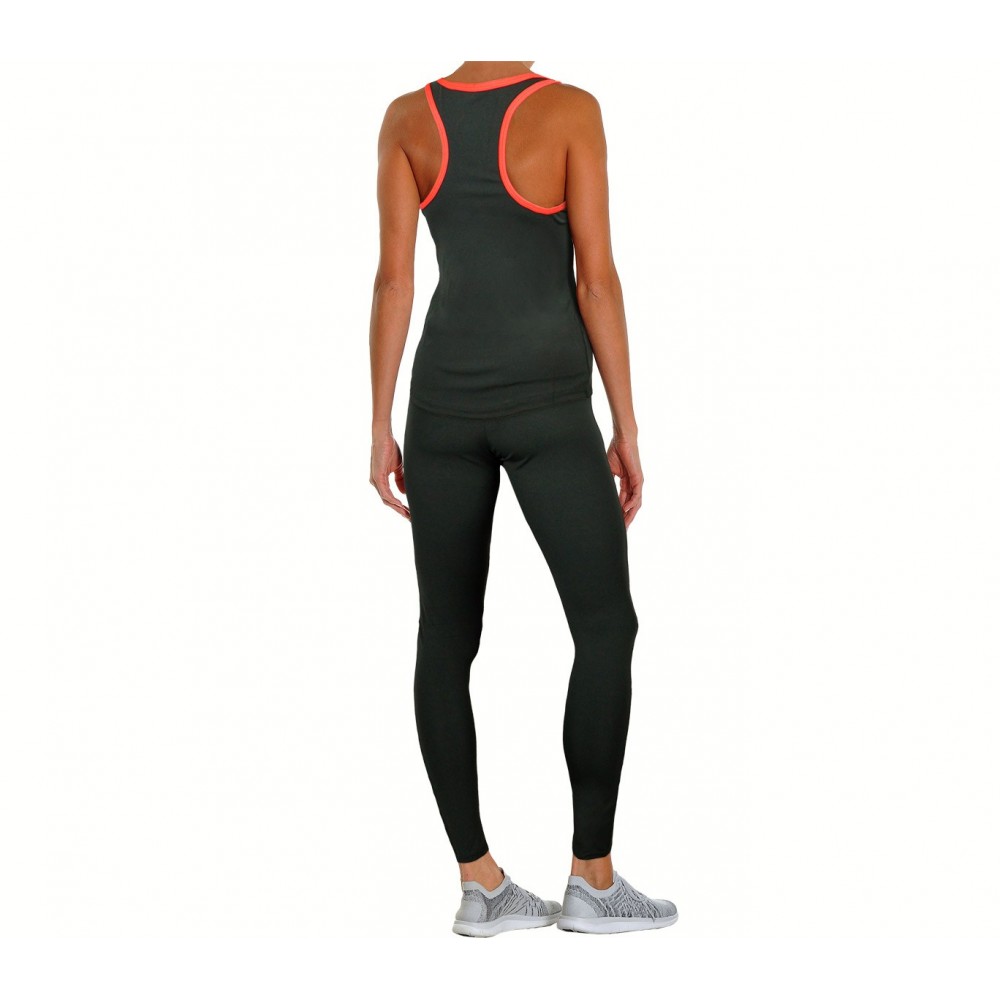 Completo sportivo da donna SCRATCH con canotta e leggings lungo alla caviglia