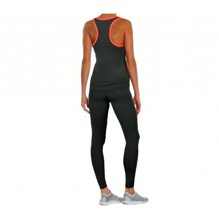 Completo sportivo da donna SCRATCH con canotta e leggings lungo alla caviglia