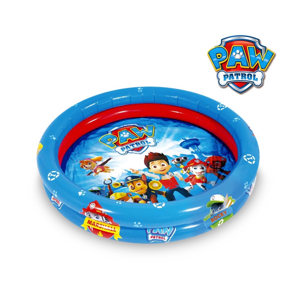 Piscina gonfiabile per bambini PAW PATROL 7452 due anelli diametro 90 cm