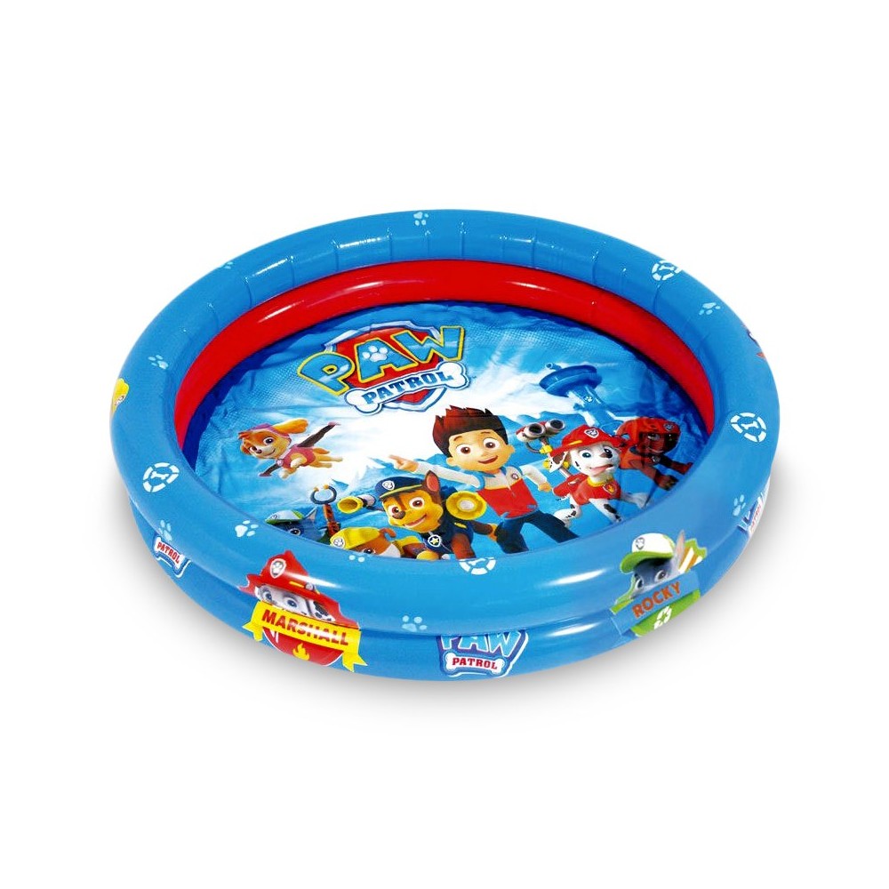 Piscina gonfiabile per bambini PAW PATROL 7452 due anelli diametro 90 cm