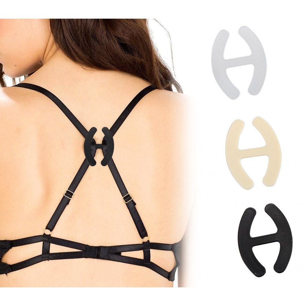 Set tre clip per nascondere le bretelle del reggiseno 150437 in tre colori