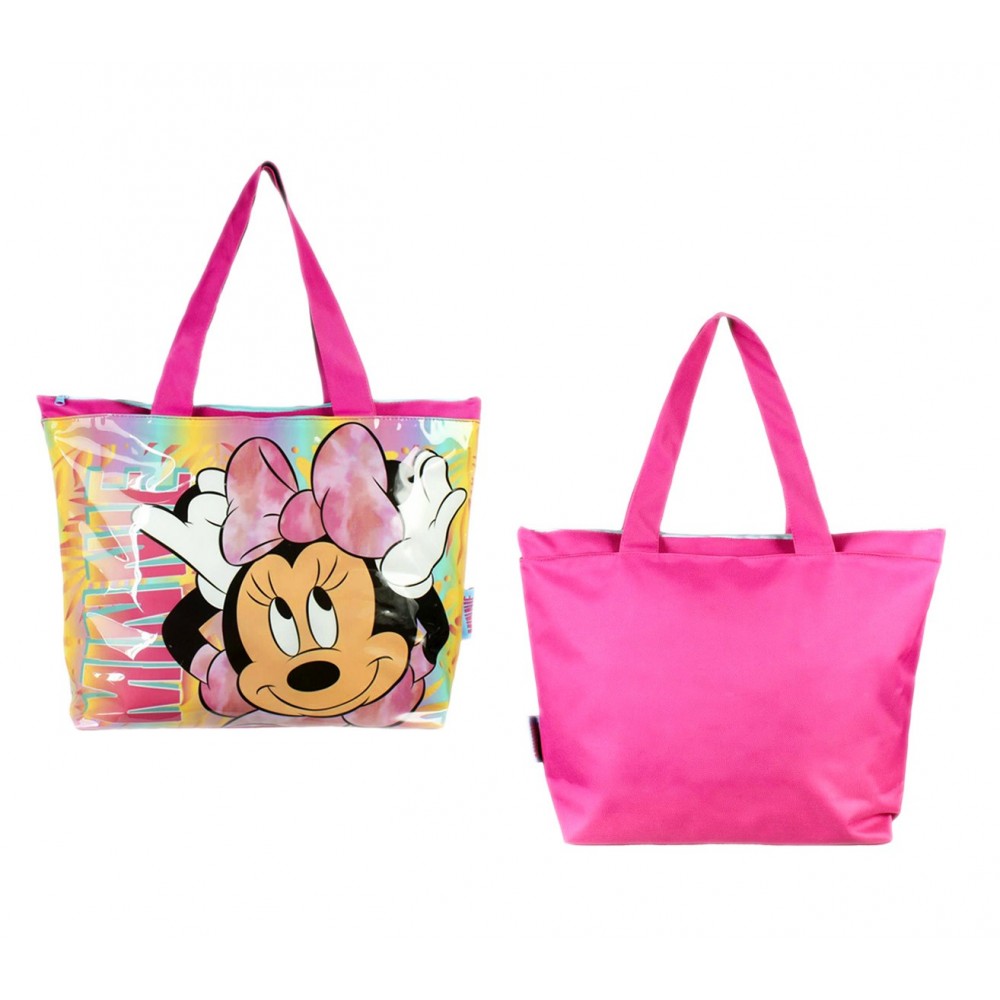 MEDIA WAVE store Borsa mare e tempo libero con zip FROZEN 2100000980 Anna ed Elsa
