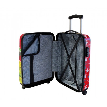 2111751 Trolley bagaglio a mano rigido in ABS TARTARUGHE NINJA 37 x 55 x 20 cm  2111751 Trolley bagaglio a mano rigido in ABS TARTARUGHE NINJA 37 x 55 x 20 cm