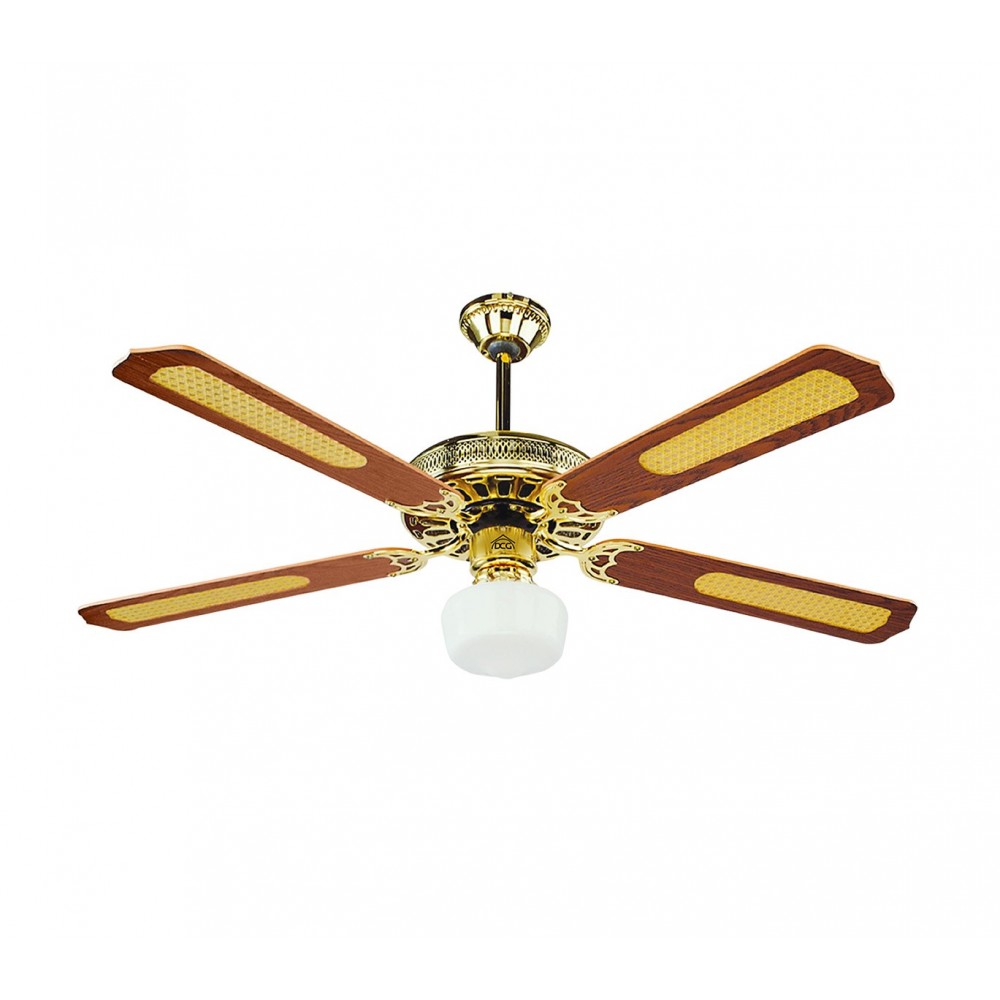 VECRD43-TL Ventilatore da soffitto DCG con luce e telecomando quattro pale 65W 